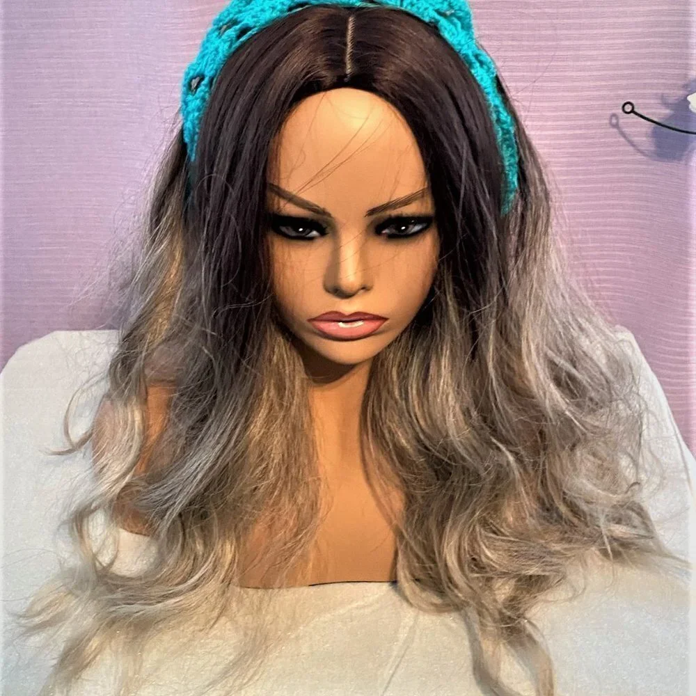 ⭐️⭐️2 FOR 12⭐️⭐️ OCEAN BREEZE LORETTA ANN CREATIONS TEAL HEADBAND THAT TIES⭐️
